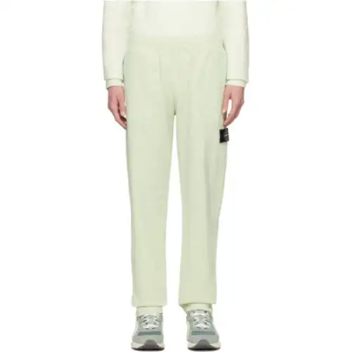 STONE ISLAND Casual Pants Men's Light Green