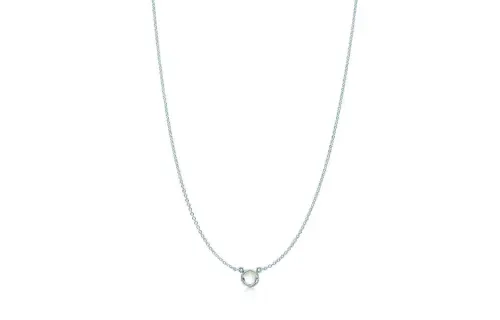 TIFFANY & CO. Elsa Peretti® Sterling Silver, Moonstone Necklaces Women's Silver