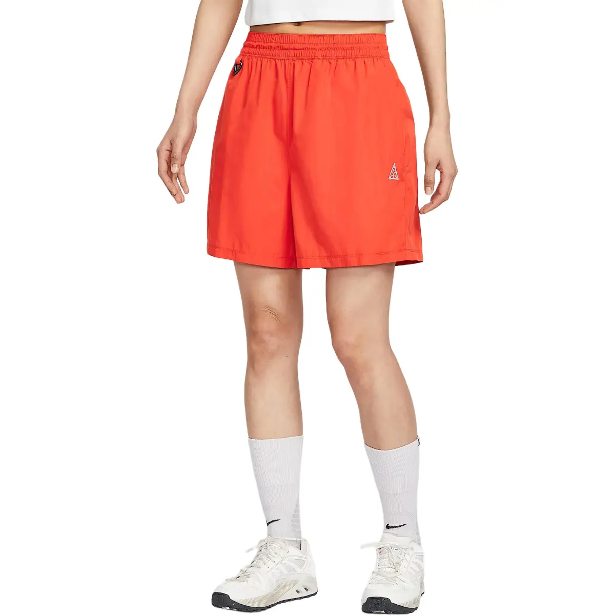 Nike ACG SS25 Casual Shorts Women's Passionate Red/Light Yellow Brown/Mountain White