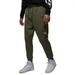 Jordan Fleece Lined Comfortable Soft Breathable Mid Rise Pants Knitted Sweatpants Men's Medium Olive Green