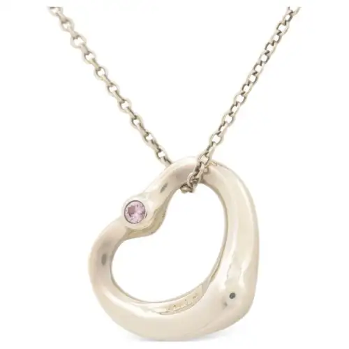 TIFFANY & CO. Hearts™ Sterling Silver Necklaces Women's Silver