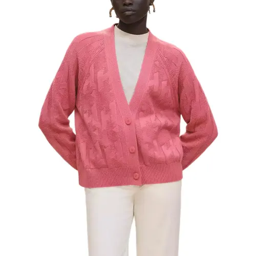 HERMES SS25 Sweater Women's Rose Sorbet