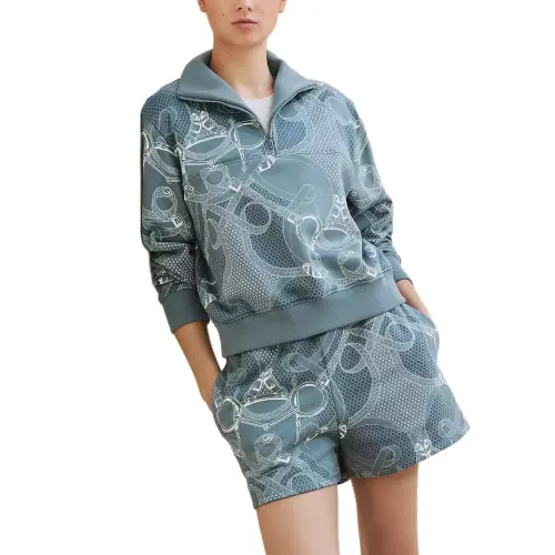 HERMES FW24 Sweatshirt Women's Blue