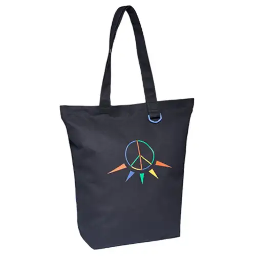 Nike Heritage Polyester Tote Bag, Shopping Bag, Handbag Unisex Black