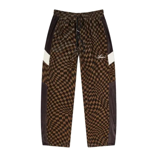 AMIRI FW23 Casual Pants Men's Maillard Style Dark Brown