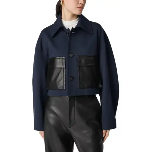 Bottega Veneta SS25 Jackets & Coats Women's Blue