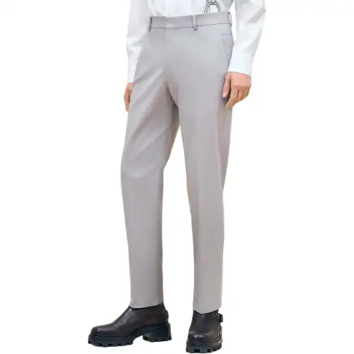 HERMES FW24 Casual Pants Men's Gray