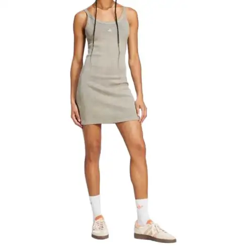 Adidas Originals Slip Dress Women's Pebble Silver Gray