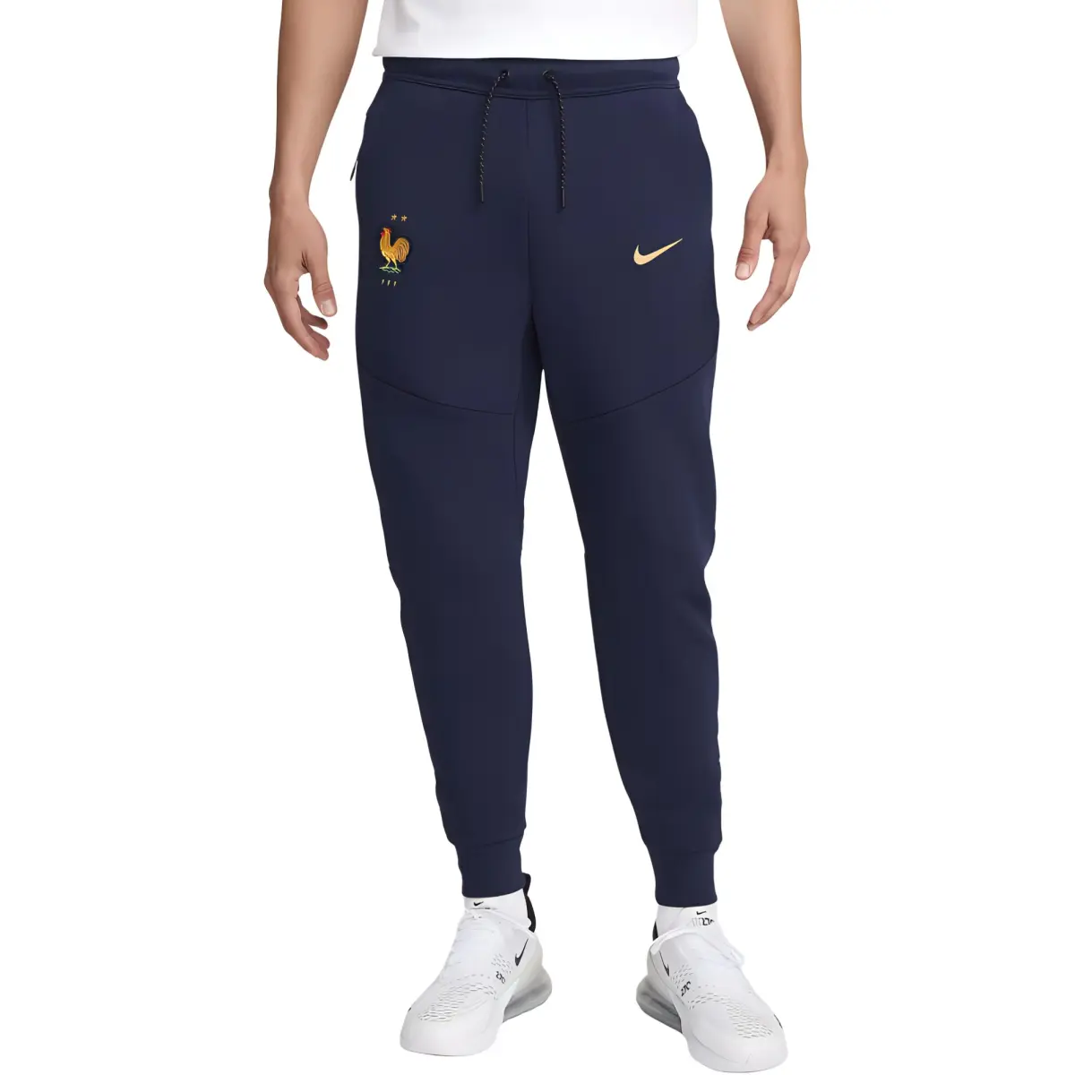 Nike FFF Tech Fleece Knitted Sweatpants Men's Black Blue