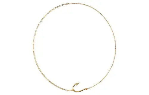 Burberry Gold Plated Silver With Zircon Necklaces Women's Gold