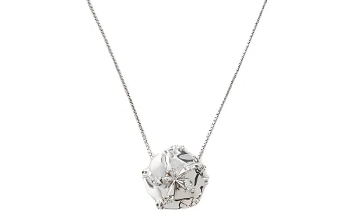 Bottega Veneta Necklaces Women's Silver
