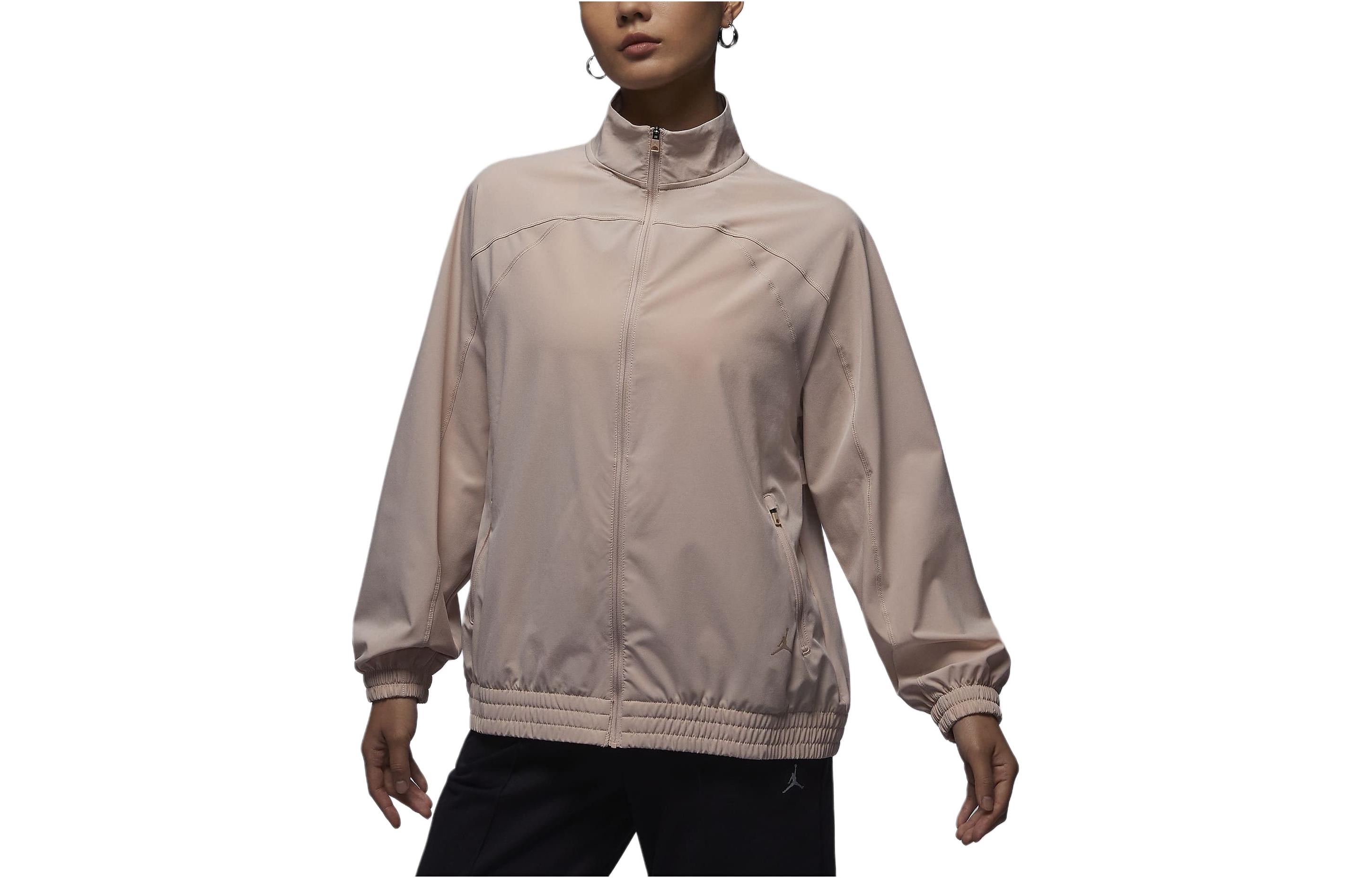 Женская куртка Jordan Stand-Collar Jacket (бежевая)