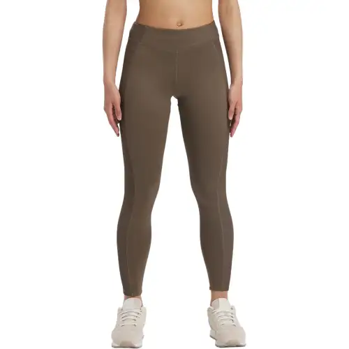 Reebok Yoga High Waisted Performance Rib Leggings Women's Taupe
