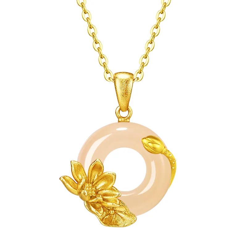 MAMADESHOUHU Chalcedony Jade Necklaces Women's