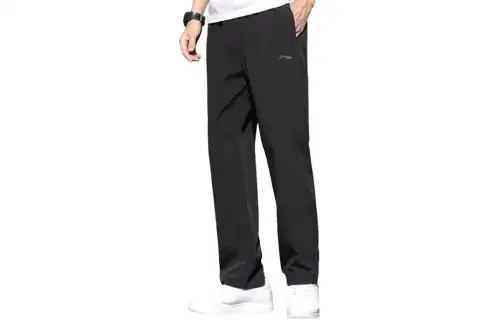 Li Ning Knitted Sweatpants Men's Black