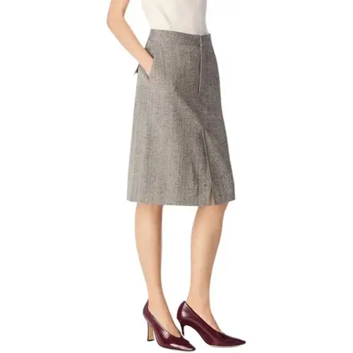 Bottega Veneta SS25 Casual Long Skirt Women's Gray