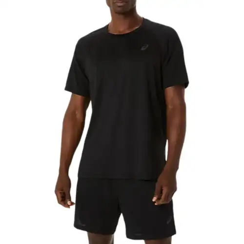 ASICS T Shirts Men's Black Crew Neck