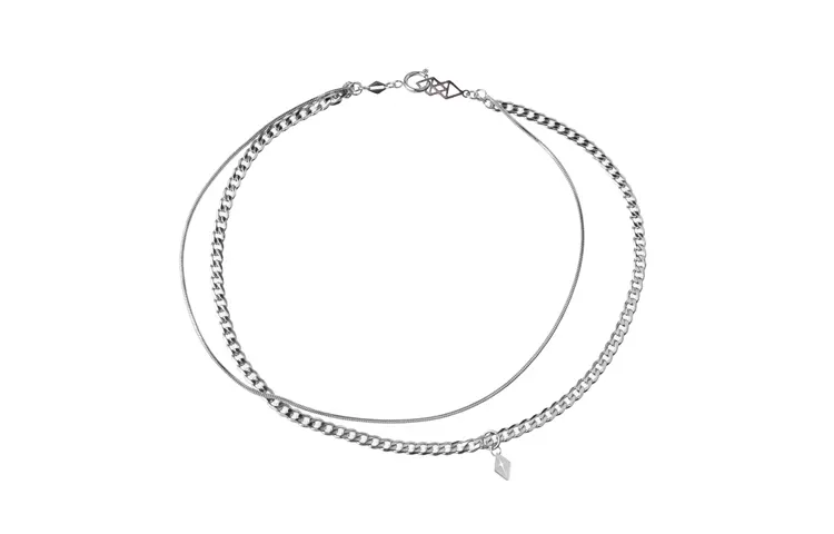 KLIN KLIN Titanium Steel Necklaces Men's