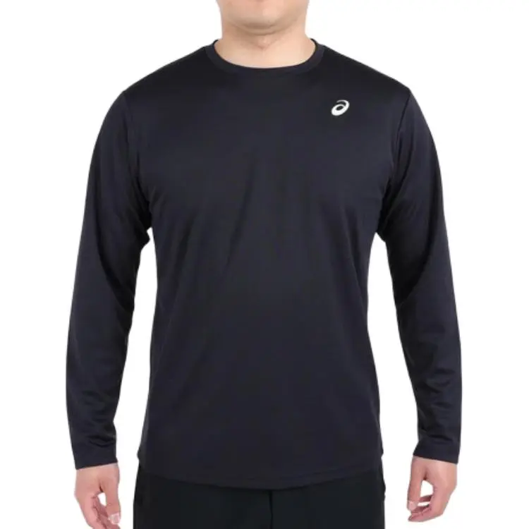 ASICS T-Shirts Men's Black Crew Neck