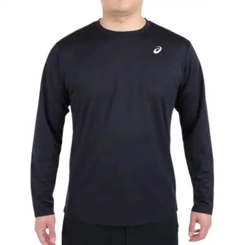ASICS T Shirts Men's Black Crew Neck