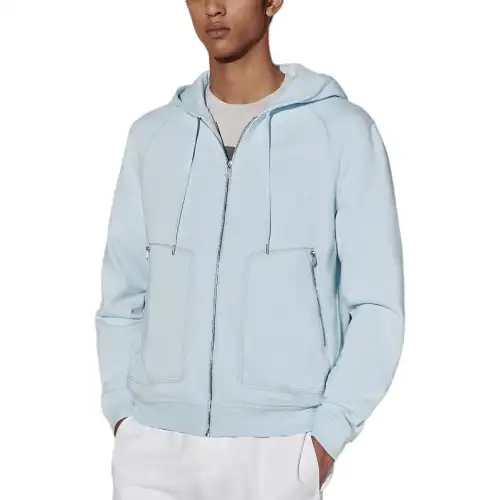HERMES SS24 Jackets & Coats Men's Light Blue