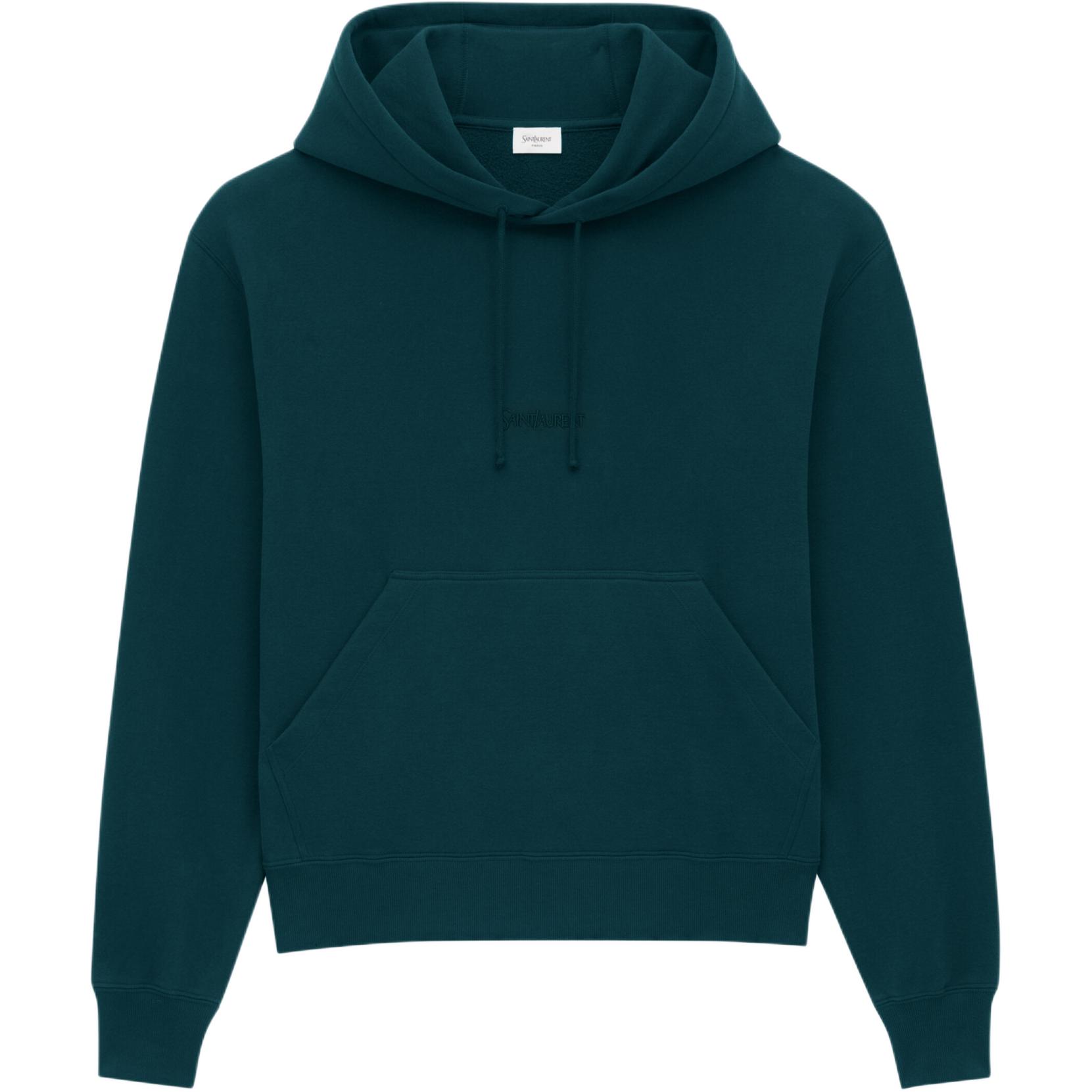 Мужское худи SAINT SAINT LAURENT (зеленое)