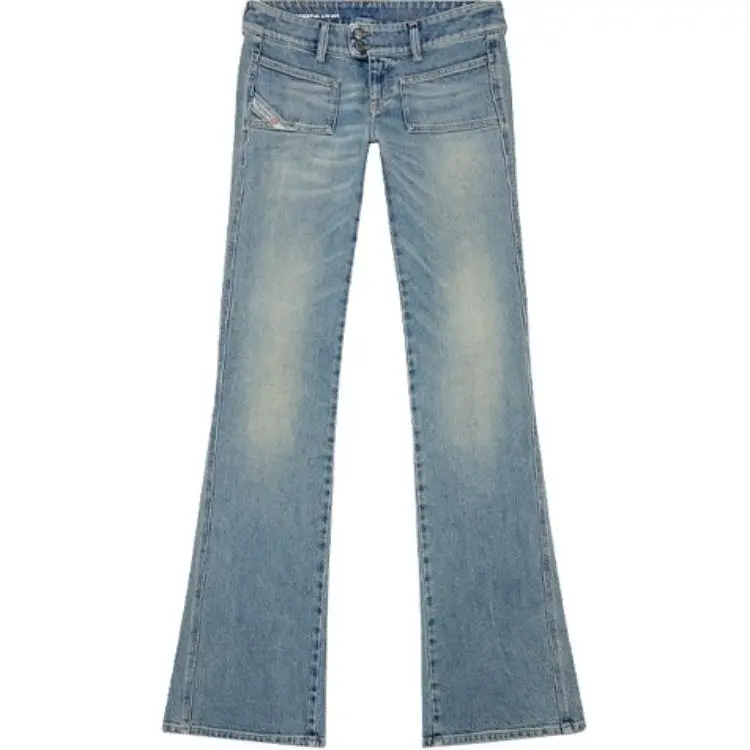 DIESEL D Hush Low Rise Slim Flared Jeans 'Blue'