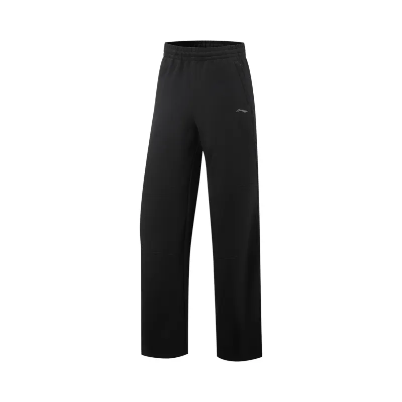 Li Ning Fitness Series Knitted Sweatpants Women's Black