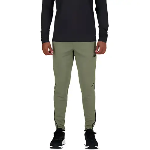 New Balance Tenacity Knitted Sweatpants Men's Black Olive Stone