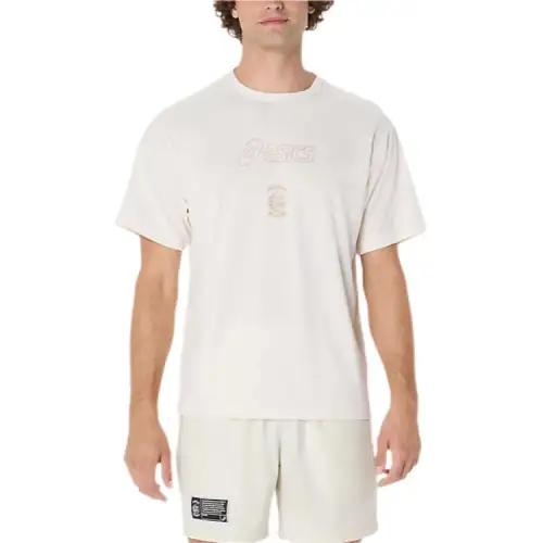 ASICS T Shirts Men's Birch Wood Crew Neck
