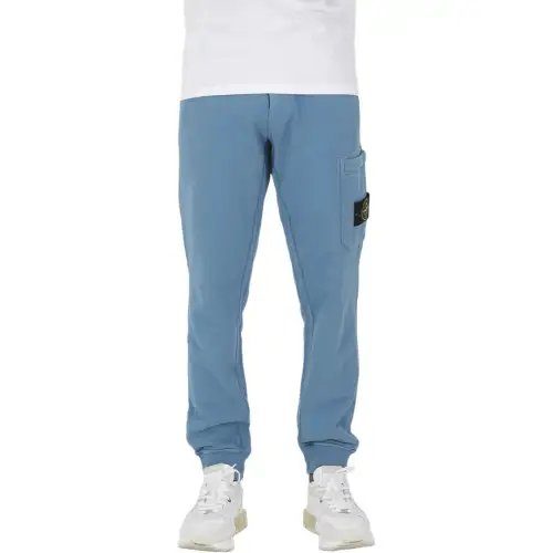 STONE ISLAND Cargo Pants Men's Blue
