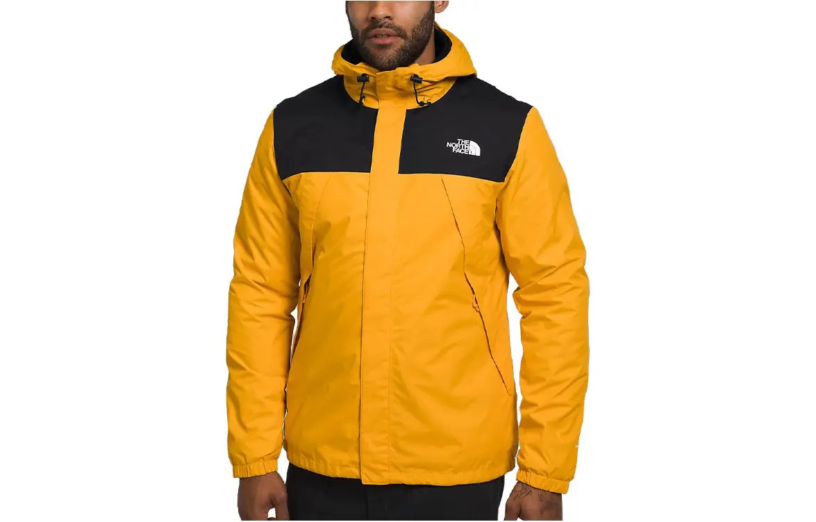 THE NORTH FACE Waterproof, Windproof, And Breathable Windbreaker Jacket Men's Yellow