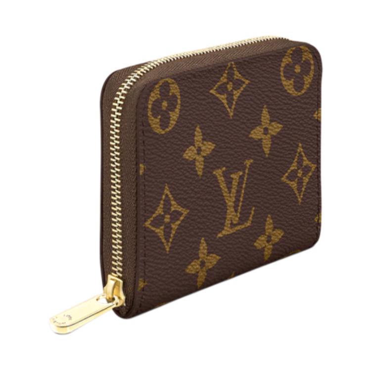 Женский кошелек Louis Vuitton Zippy (коричневый) — фото 2