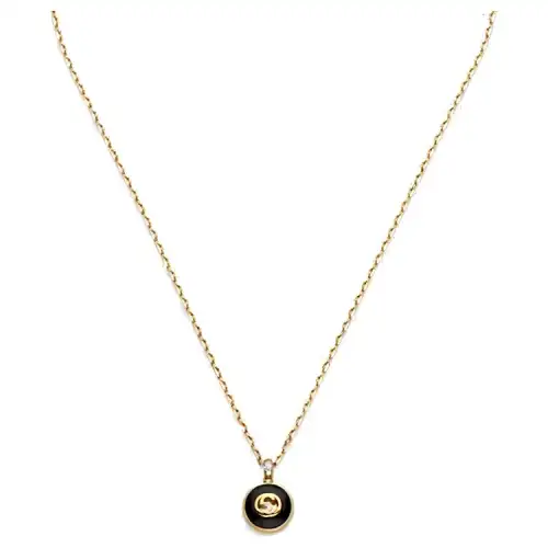 Gucci Interlocking 18k chain necklace