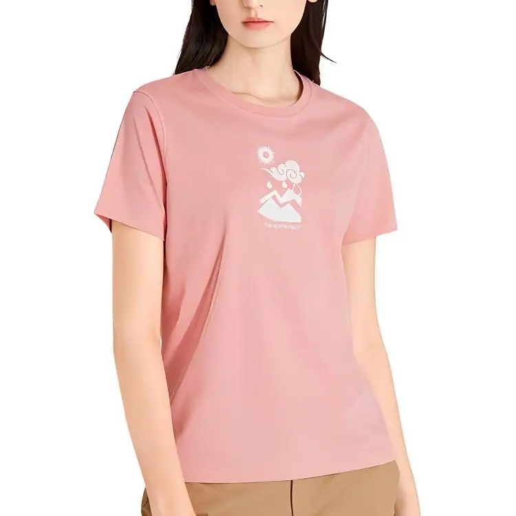 THE NORTH FACE Regular T Shirt Women's Pink