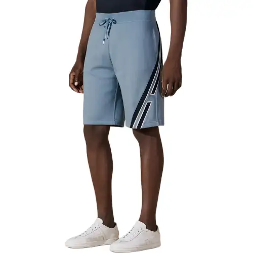 HERMES SS24 Casual Shorts Men's Light Gray Blue