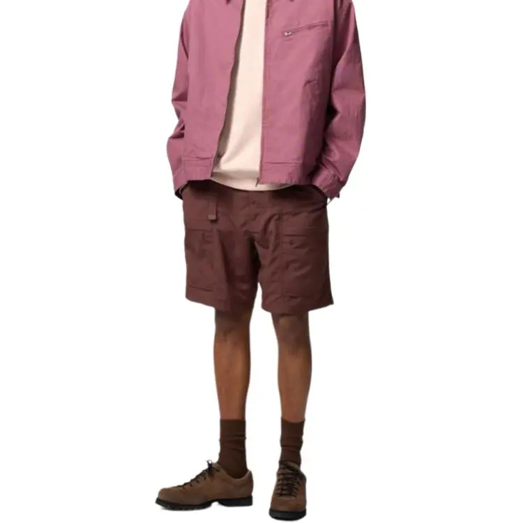 UNIQLO Casual Shorts Unisex Burgundy Moderate