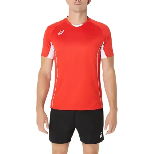 ASICS T Shirts Men's Red Other