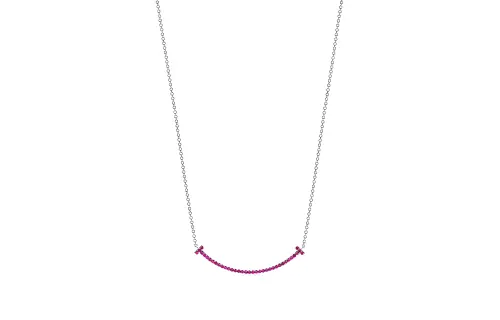 TIFFANY & CO. Tiffany, pendant, platinum necklace for men and women, 18 carat white gold, for beloved