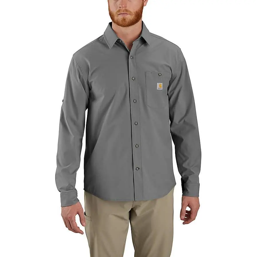 Carhartt Shirts Men's Pointed Collar Moderate Straight Fit