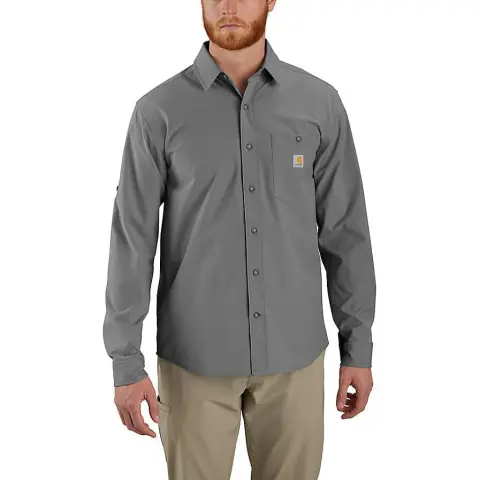 Carhartt Shirts Men's Pointed Collar Moderate Straight Fit