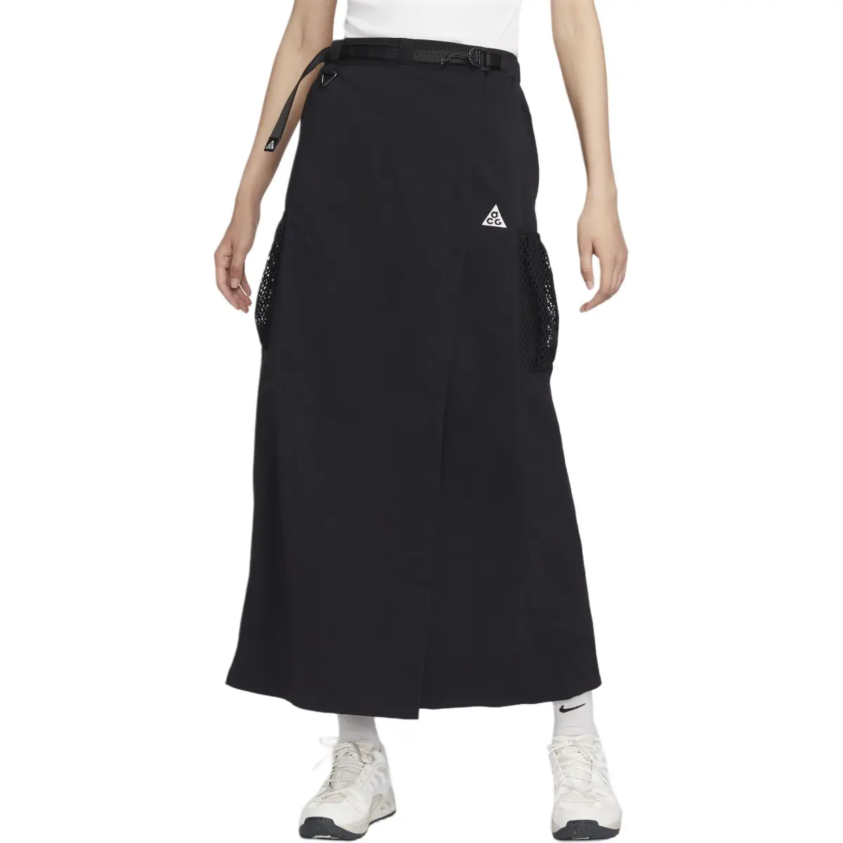 Nike SNOWGRASS Casual Long Skirt Women's Black