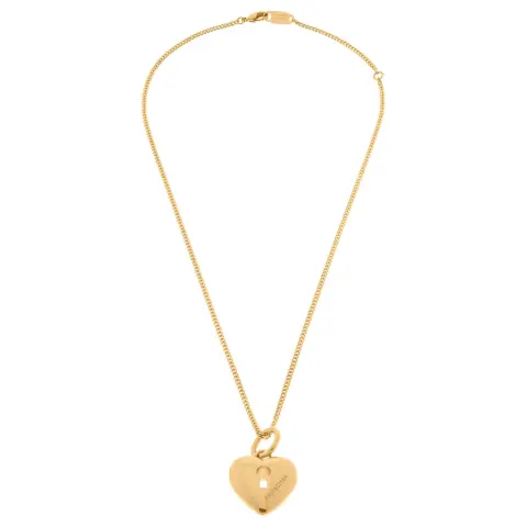 Balenciaga Brass Necklaces Women's Gold