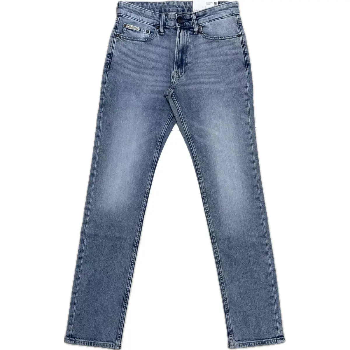 Calvin Klein Jeans Men's Blue Moderate Straight Fit Pants