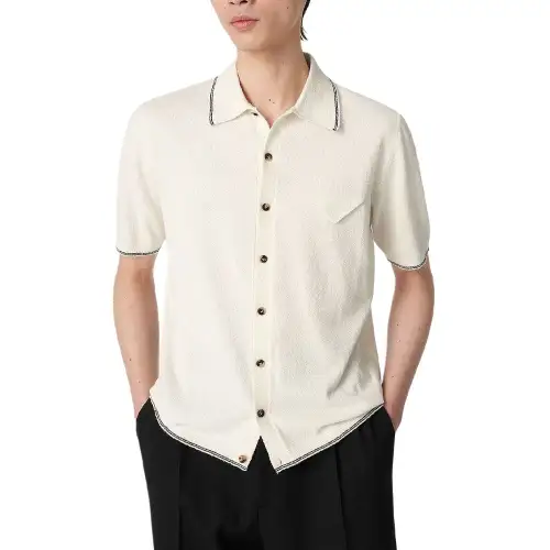 Bottega Veneta SS25 Shirt Men's White