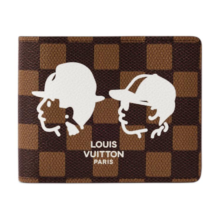 Мужской кошелек Louis Vuitton x Nigo (коричневый)