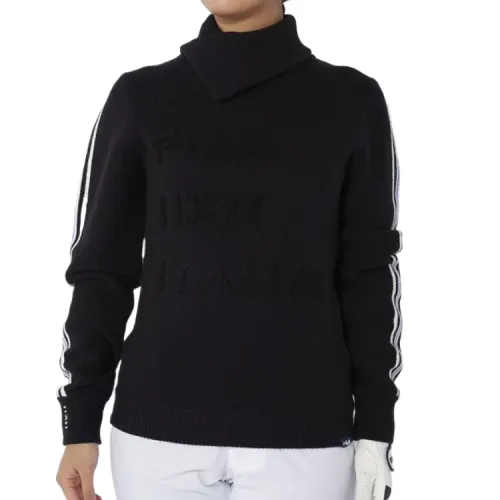FILA Sweaters Women's Black Stand Collar Moderate Other