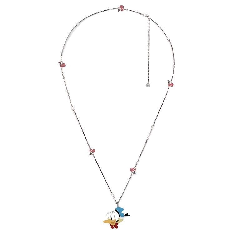 GUCCI Gucci, Disney, fashionable jewelry, necklace for men and women, silver 925 sample, for beloved