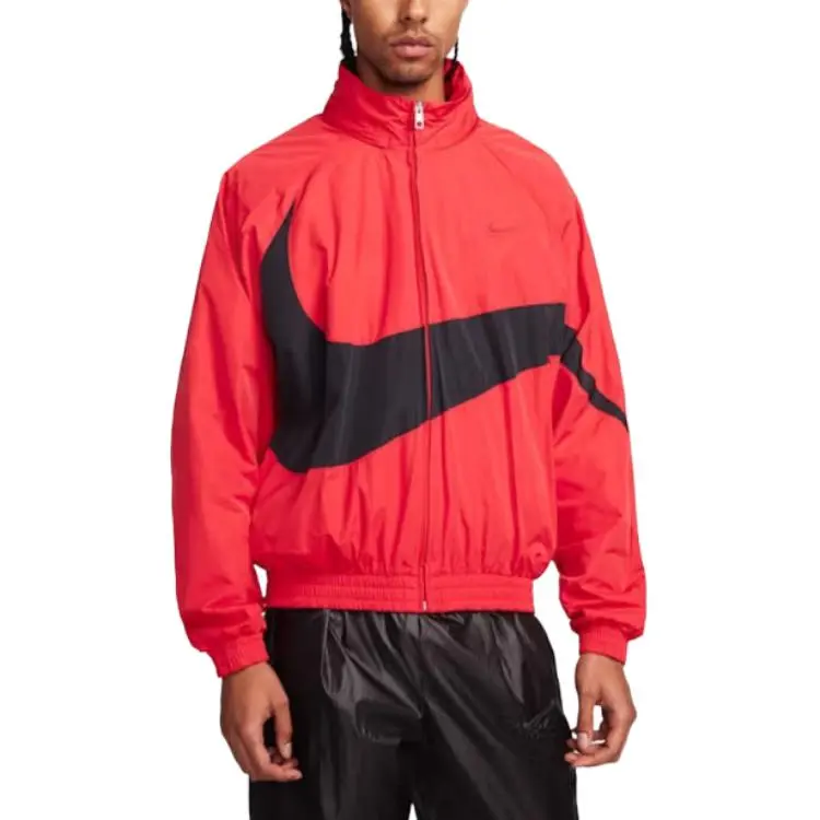 Nike Jackets Men's Red Stand Collar Moderate Other