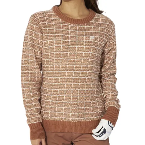 FILA Sweaters Women's Light Brown Crew Neck Moderate Other